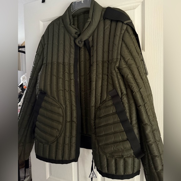 Moncler x Salehe Bembury Men's down Jacket Dark Green size 3 or large - Picture 6 of 10
